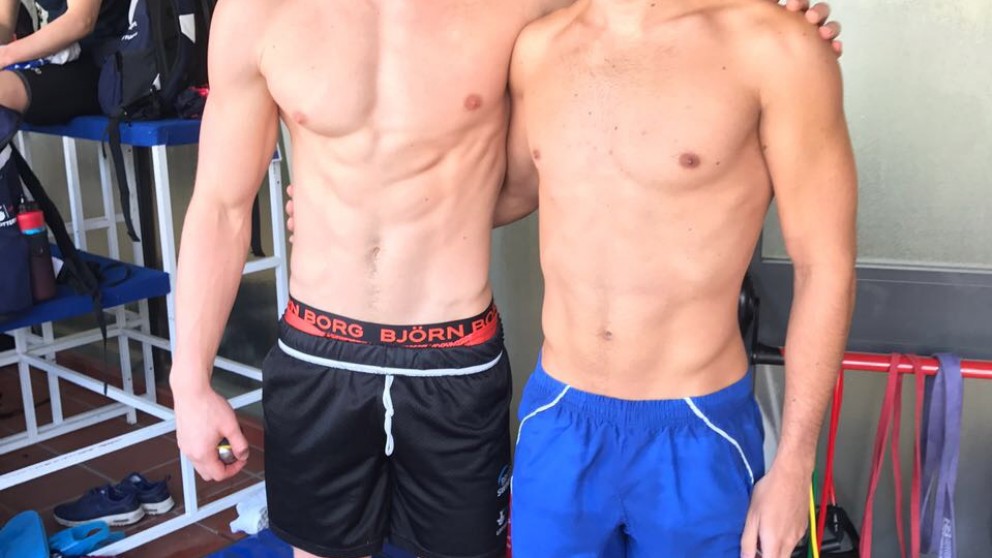 Bedon Marco con Adam Peaty pluricampione Olimpico 